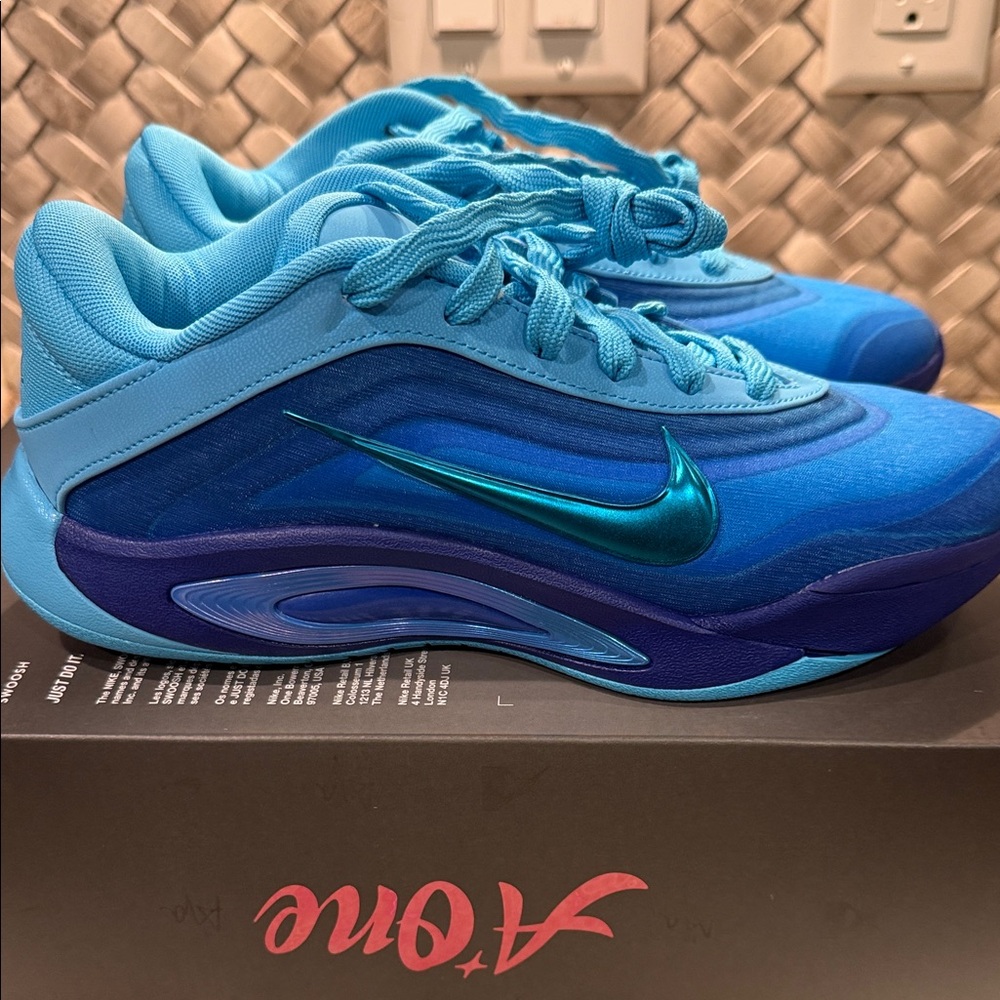 NWT Blue Fury/Radiant blue A’ONE Nike Shoes